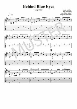 Music sheet for guitars and bass guitars HAGE Musikverlag 100 Most Beautiful Melodies From Classic To Pop - 3