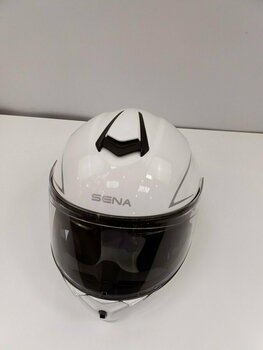 Helm Sena Outrush R Glossy White S Helm (Neuwertig) - 2