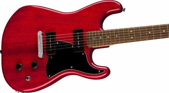 Elektrische gitaar Fender Squier Paranormal Strat-O-Sonic Crimson Red Transparent - 3