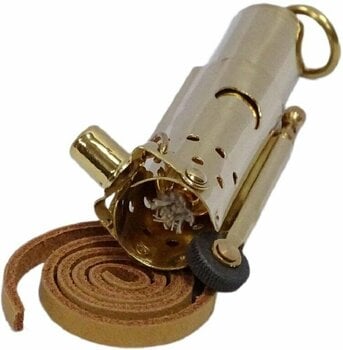 Námořnícké dárky Sea-Club Antique French Storm Lighter brass - 8cm - wooden box - 3