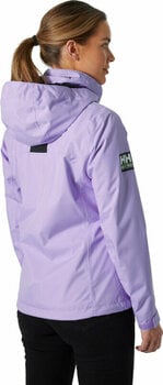 Giacca Helly Hansen Women's Crew Hooded Midlayer Giacca Heather XS - 4