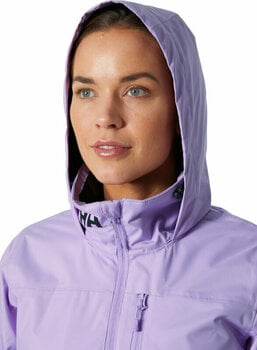 Giacca Helly Hansen Women's Crew Hooded Midlayer Giacca Heather XS - 5