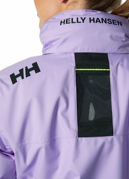 Giacca Helly Hansen Women's Crew Hooded Midlayer Giacca Heather XS - 6