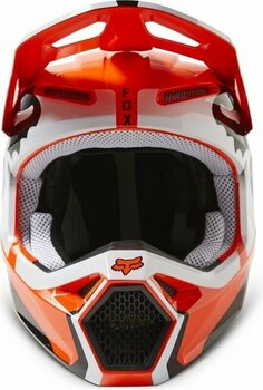 Helmet FOX V1 Leed Helmet Dot/Ece Fluo Orange XL Helmet (Damaged) - 8