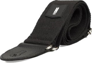 Tekstylne gitarowe pasy Henry's HESTRAPBK Tekstylne gitarowe pasy Black - 1