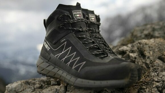 Mens Outdoor Shoes Dolomite Croda Nera Hi GORE-TEX Shoe Black 44 Mens Outdoor Shoes - 5