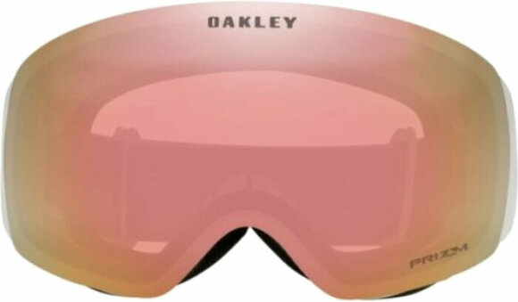 Ski Goggles Oakley Flight Deck M 7064C900 Matte White/Prizm Rose Gold Iridium Ski Goggles - 2