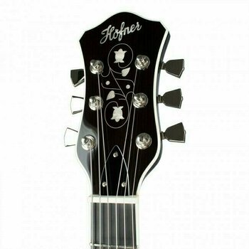 Semi-akoestische gitaar Höfner HTP-E2-BK-0 Zwart - 3