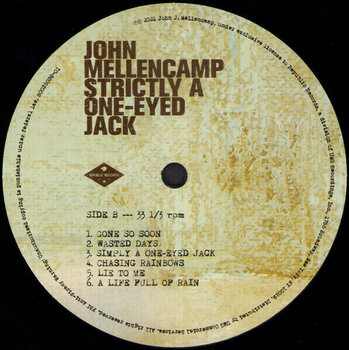 Vinyl Record John Mellencamp - Strictly A One-Eyed Jack (LP) - 3