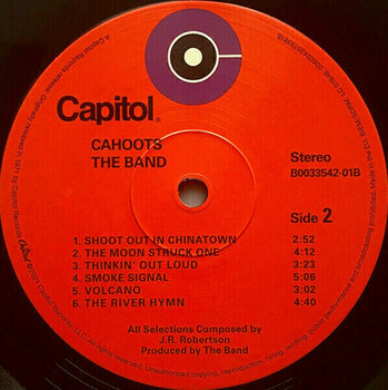 Vinyylilevy The Band - Cahoots (LP) - 4