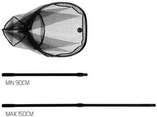 Merítő Delphin OMINI Quick 100 - 160 cm Kézi háló 2 rész - 2