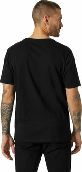 T-Shirt Helly Hansen Men's HH Logo T-Shirt Black 2XL - 4