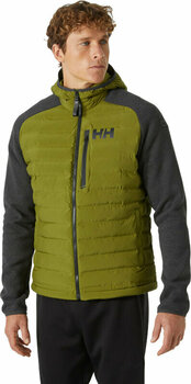 Giacca Helly Hansen Men's Arctic Ocean Hybrid Insulator Giacca Olive Green XL - 3