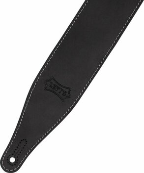 Leather guitar strap Levys M17BAS-BLK Leather guitar strap Black - 3