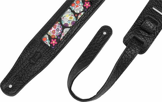 Leather guitar strap Levys M26CAL-002 Leather guitar strap Eyes - 3