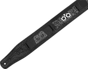 Gitarrengurt Levy's Calaca Leather Skulls Gitarrengurt - 1