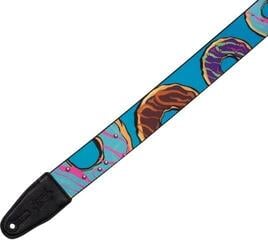 Textile guitar strap Levy's Tasty Grooves Donuts Textile guitar strap - 1