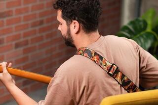 Колан за китара Levy's Eastern Harmony Red Dragon Колан за китара - 3