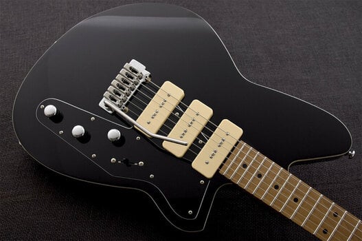 Guitare électrique Reverend Guitars Jetstream 390 W Midnight Black - 2