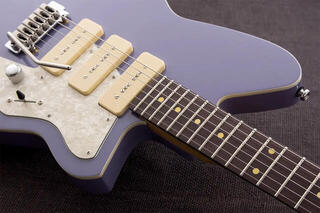 E-Gitarre Reverend Guitars Jetstream 390 W Periwinkle E-Gitarre - 4