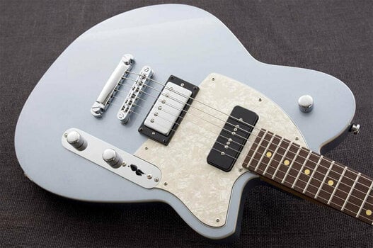 Elektrische gitaar Reverend Guitars Double Agent OG Metallic Silver Freeze - 4