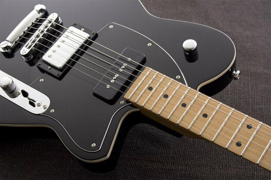 Elektrische gitaar Reverend Guitars Double Agent OG Midnight Black - 3