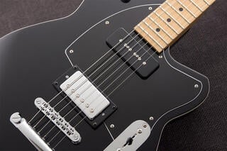 Electric guitar Reverend Guitars Double Agent OG Midnight Black Electric guitar - 4