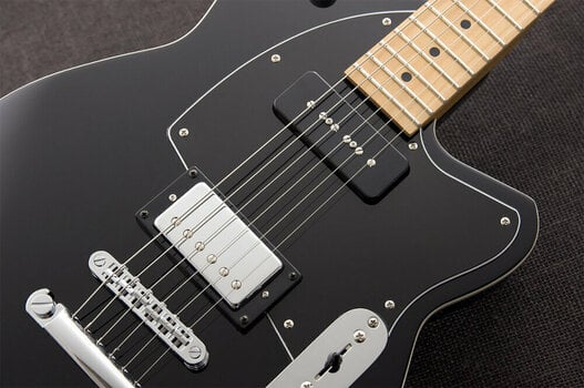 Elektrická kytara Reverend Guitars Double Agent OG Midnight Black - 5