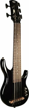 Bass Ukulele Kala Solid U-Bass 5-String Fretted SBK - 2