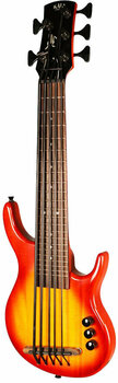Bassoukulele Kala Solid U-Bass 5-String Fretted CHBR - 3