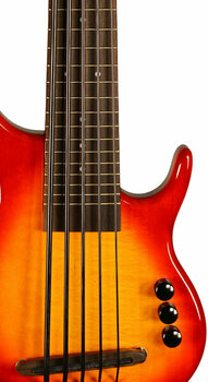 Basszus ukulele Kala Solid U-Bass 5-String Fretted CHBR - 5