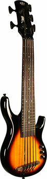 Basové ukulele Kala Solid U-Bass 5-String Fretted BRST - 3