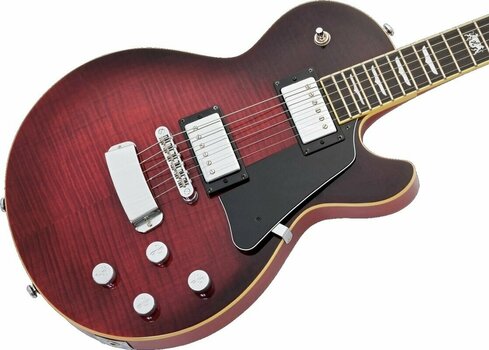 Electric guitar Hagstrom Super Swede Crimson Flame - 4