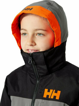 Lyžiarska bunda Helly Hansen Juniors Summit Ski Jacket Concrete 140/10 - 5