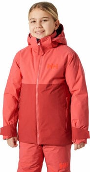 Síkabát Helly Hansen Juniors Traverse Ski Jacket Poppy Red 140/10 - 3