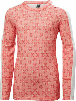 Termounderkläder Helly Hansen Juniors Graphic Lifa Merino Base Layer Set Sunset Pink 140/10 Termounderkläder - 2