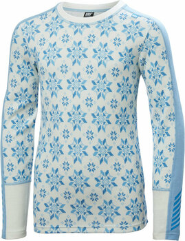 Termounderkläder Helly Hansen Juniors Graphic Lifa Merino Base Layer Set Bright Blue 152/12 Termounderkläder - 2