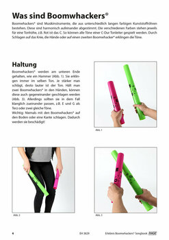 Noty pre bicie nástroje a perkusie HAGE Musikverlag Experience Boomwhackers Songbook with MP3-CD - 3
