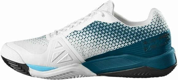 Men´s Tennis Shoes Wilson Rush Pro 4.0 Clay Mens Tennis Shoe White/Blue Coral/Blue Atoll 45 1/3 Men´s Tennis Shoes - 3