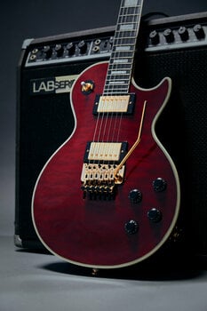 Elektrická gitara Epiphone Alex Lifeson Les Paul Custom Axcess Ruby - 11