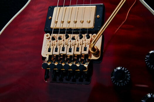 Guitarra elétrica Epiphone Alex Lifeson Les Paul Custom Axcess Ruby - 12