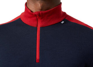 Чорапи / Бельо Helly Hansen Lifa Merino Midweight 1/2 Zip Navy - 4