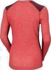 Termo spodnje perilo Helly Hansen Women's LIFA Merino Midweight Crew Poppy Red S Termo spodnje perilo - 1