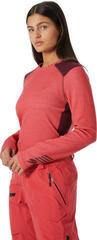 Termo spodnje perilo Helly Hansen Women's LIFA Merino Midweight Crew Poppy Red S Termo spodnje perilo - 2