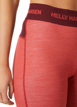 Indumento Helly Hansen Women's Lifa Merino Midweight 2-In-1 Base Layer Pants Poppy Red L - 5