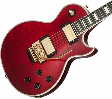 Elektrische gitaar Epiphone Alex Lifeson Les Paul Custom Axcess Ruby - 3