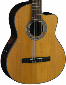 Classical Guitar with Preamp Cort AC250CF NAT 4/4 Natural - 5