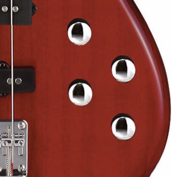 E-Bass Cort Action Bass Plus Trans Red - 4