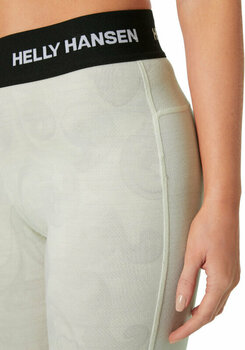 Spodnje perilo in nogavice Helly Hansen W Lifa Merino Midweight Graphic Base Layer Pants Off White Rosemaling L - 5