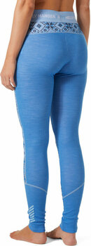 Spodnje perilo in nogavice Helly Hansen W Lifa Merino Midweight Graphic Base Layer Pants Ultra Blue Star Pixel L - 4